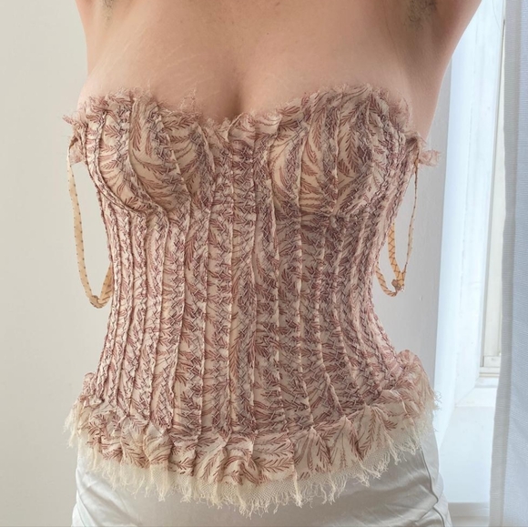 Elie Tahari Tops - Elie Tahari Silk Bustier Corset Camisole